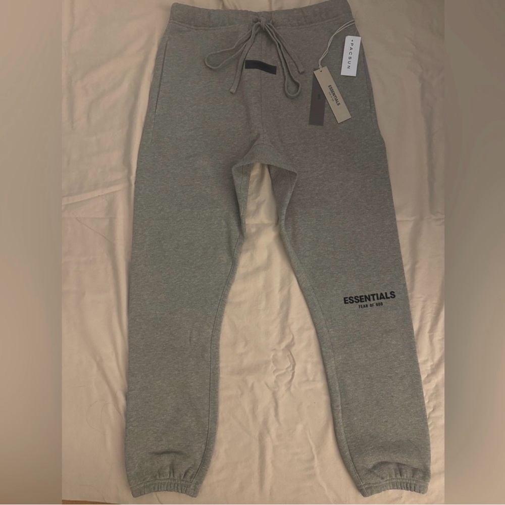 Essentials Gray Sweatpants for Men